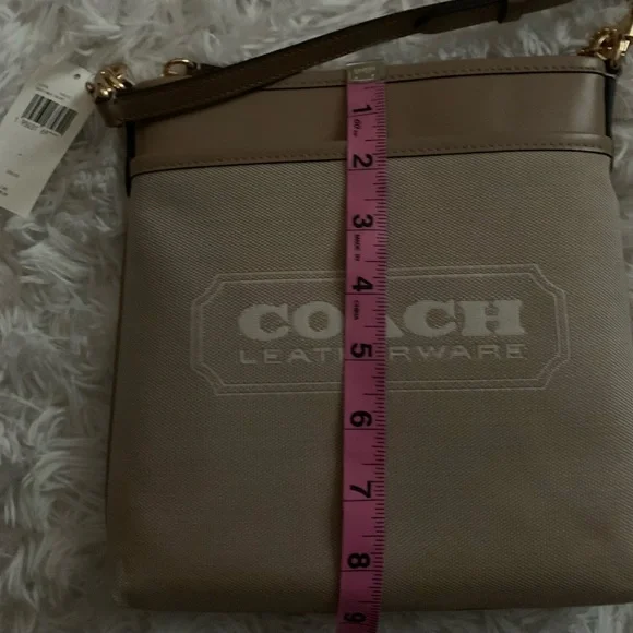 Coach Badge Jacquard Kitt Crossbody - Picture 7 of 10